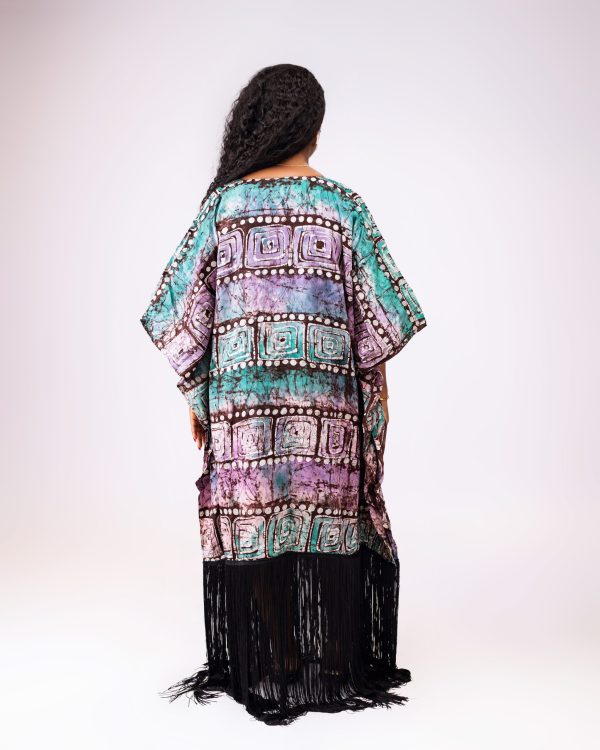 ADIRE FRINGE GOWN - Image 4
